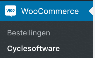 Cyclesoftware WooCommerce instellingen