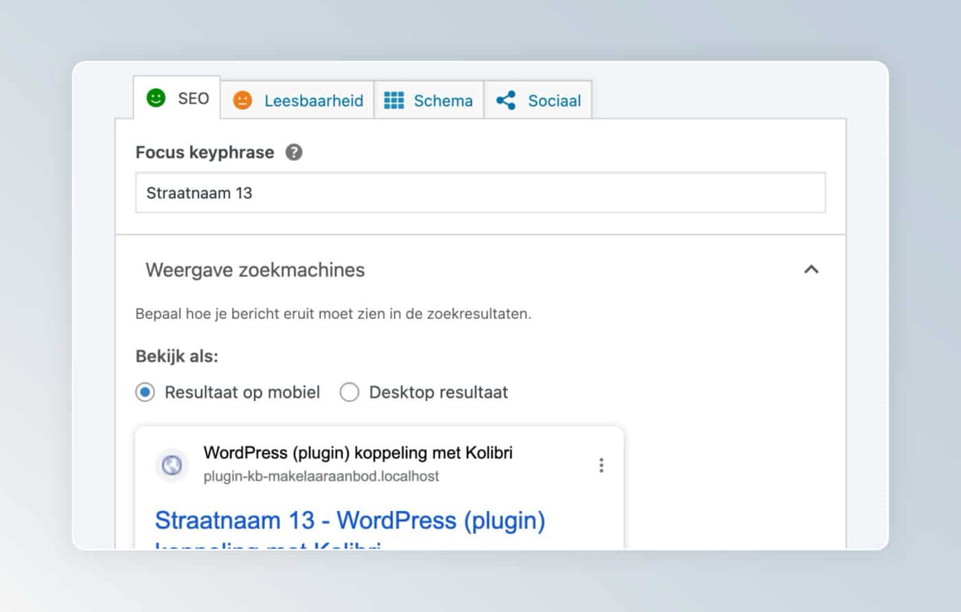 SEO Kolibri WordPress plugin